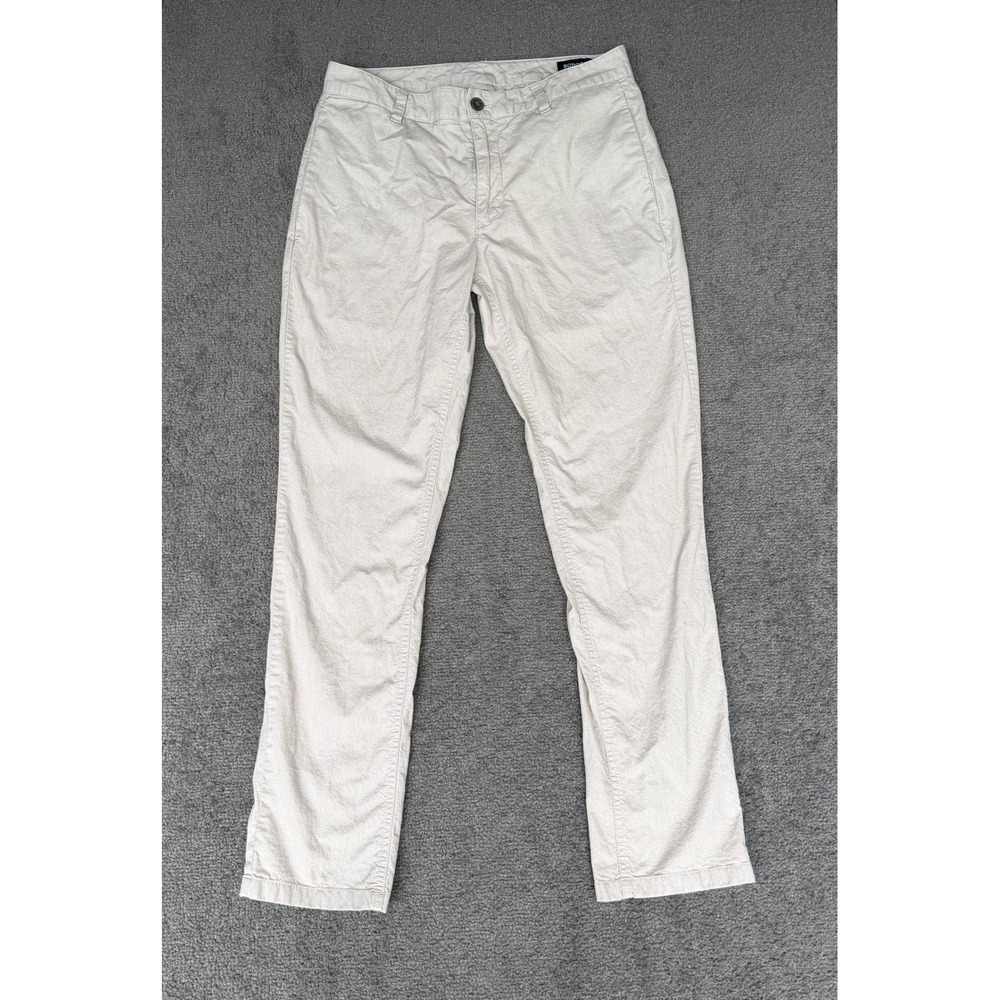 Bonobos Mens 31x30 Tailored Fit Chinos Light Khaki Tan Cotton Stretch Pants